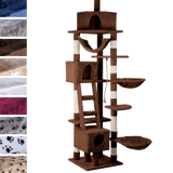 Leopet® KBD010 2beige Cat Tree Scratching Post Kitten Climbing Excercise Activity Centre Sisal Height ca. 230cm