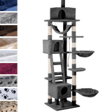 Leopet® KBD010 2beige Cat Tree Scratching Post Kitten Climbing Excercise Activity Centre Sisal Height ca. 230cm