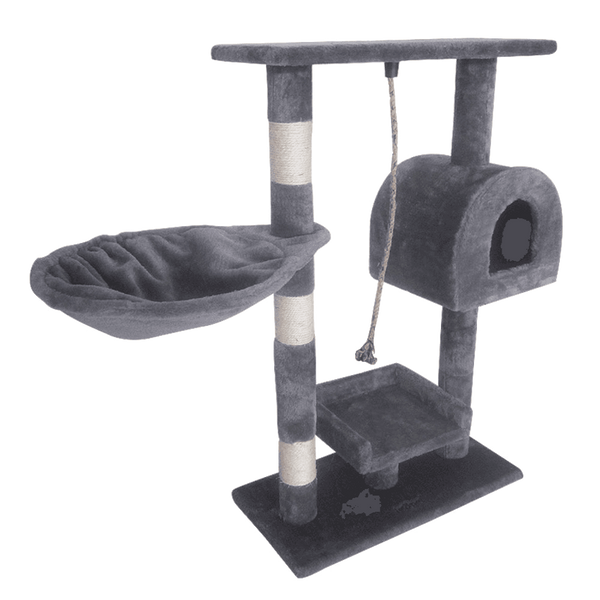 Leopet® KBM001 2grau Cat Tree Scratching Post Kitten Climbing Excercise Activity Centre Sisal