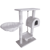 Leopet® KBM001 2grau Cat Tree Scratching Post Kitten Climbing Excercise Activity Centre Sisal